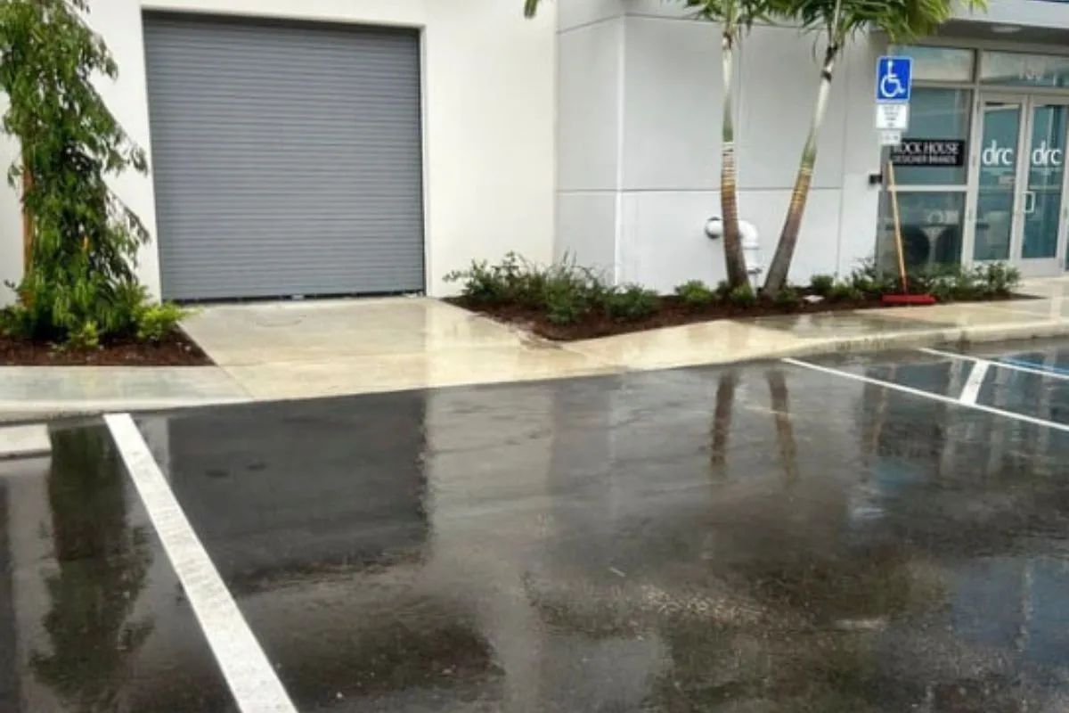 Commercial Sidewalk - After